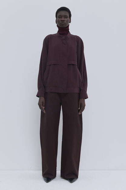 BOMBER VEST JASSIL 8918 WINE