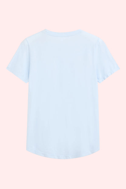 crew-neck t-shirt The Michelle Ice Blue
