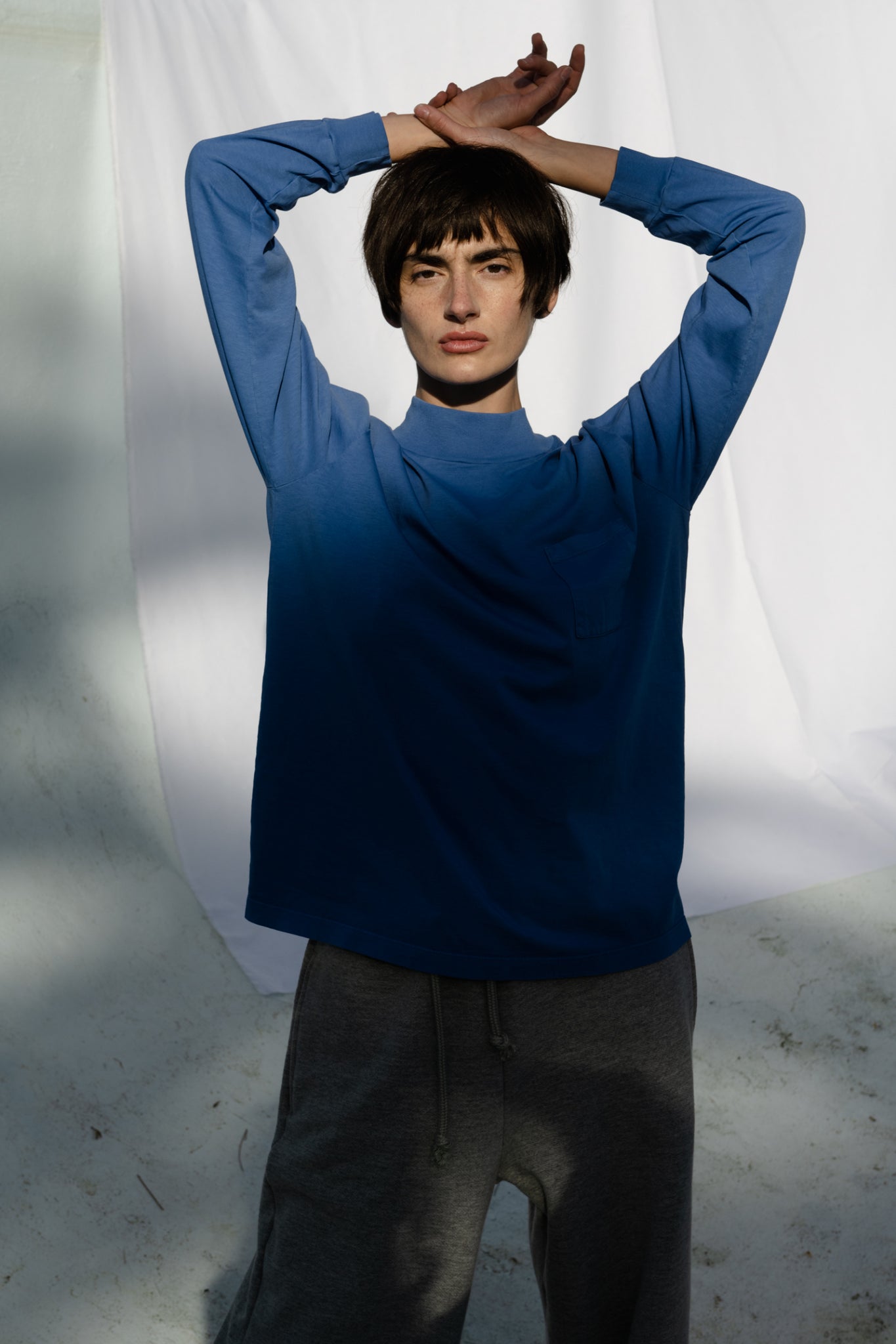 Can Pep Rey high neck sweatshirt Milo dazzling blue