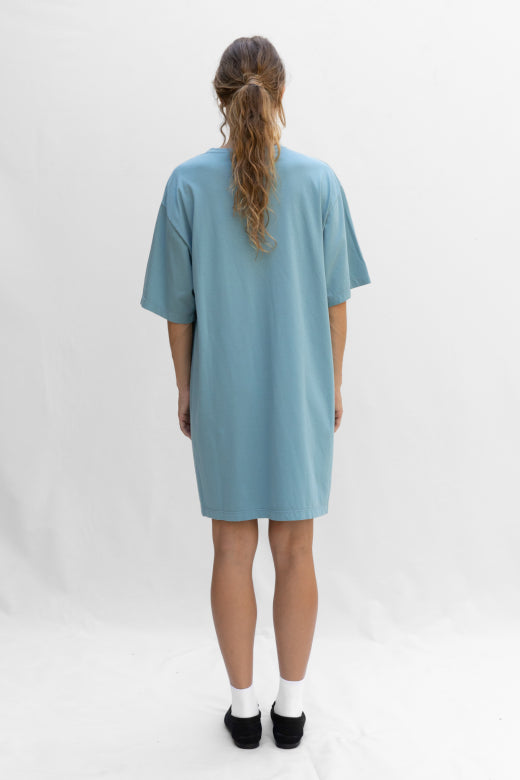 t-shirt dress Gertrudis citadel blue