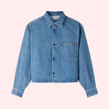 overshirt Samantha Brodée washed indigo