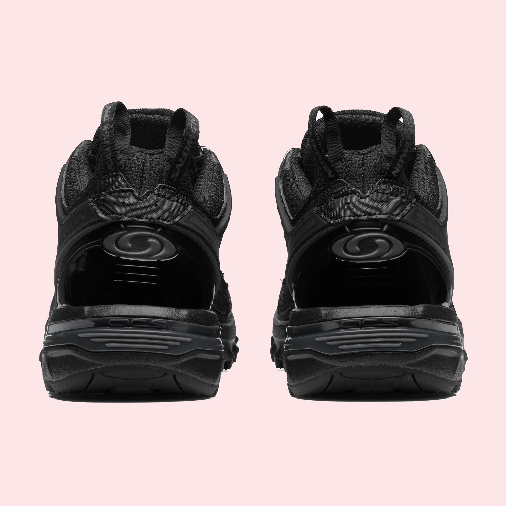Salomon sneakers ACS PRO Black/Black/Black back