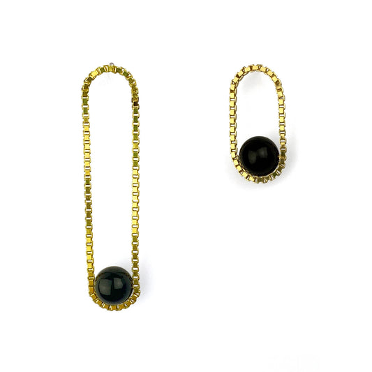 earrings Swing combination gold