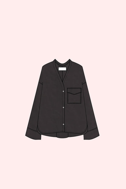 SHIRT TARIEZ 8739 CHESTNUT