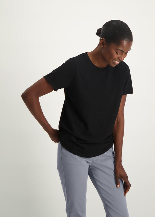 crew-neck t-shirt The Michelle essential black