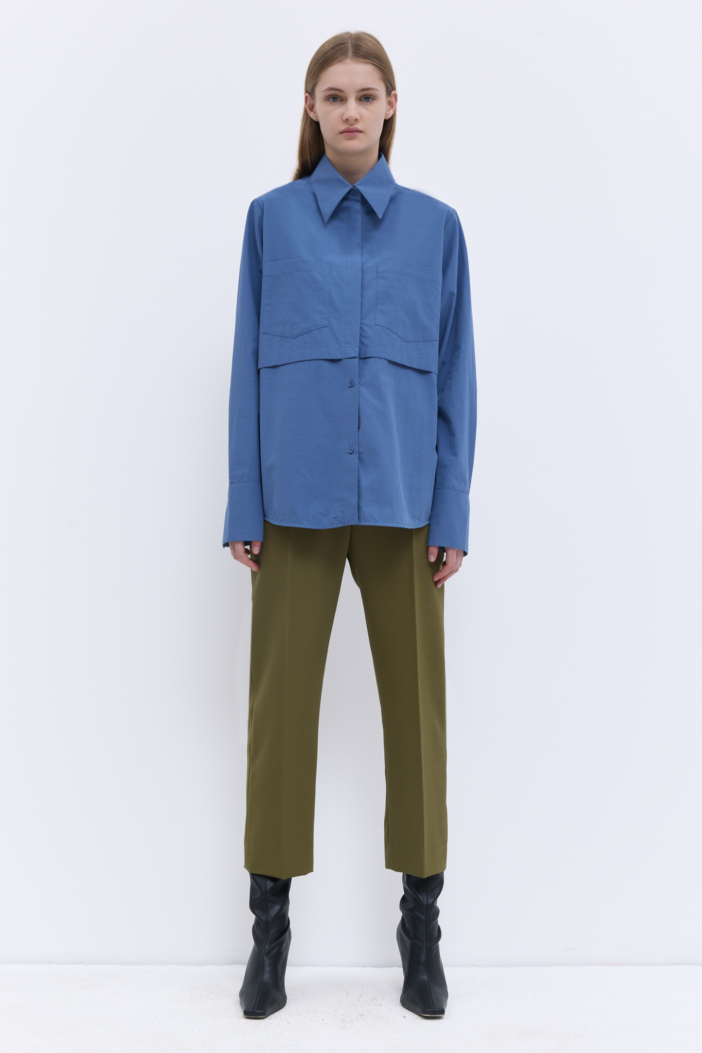 SHIRT TOLLA 9021 DUST BLUE