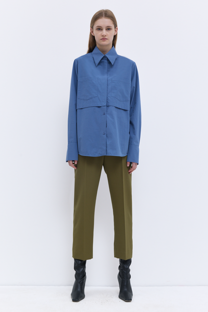 SHIRT TOLLA 9021 DUST BLUE