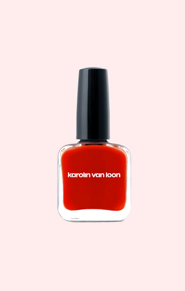 Karolin van Loon nail polish Tomato Rouge still