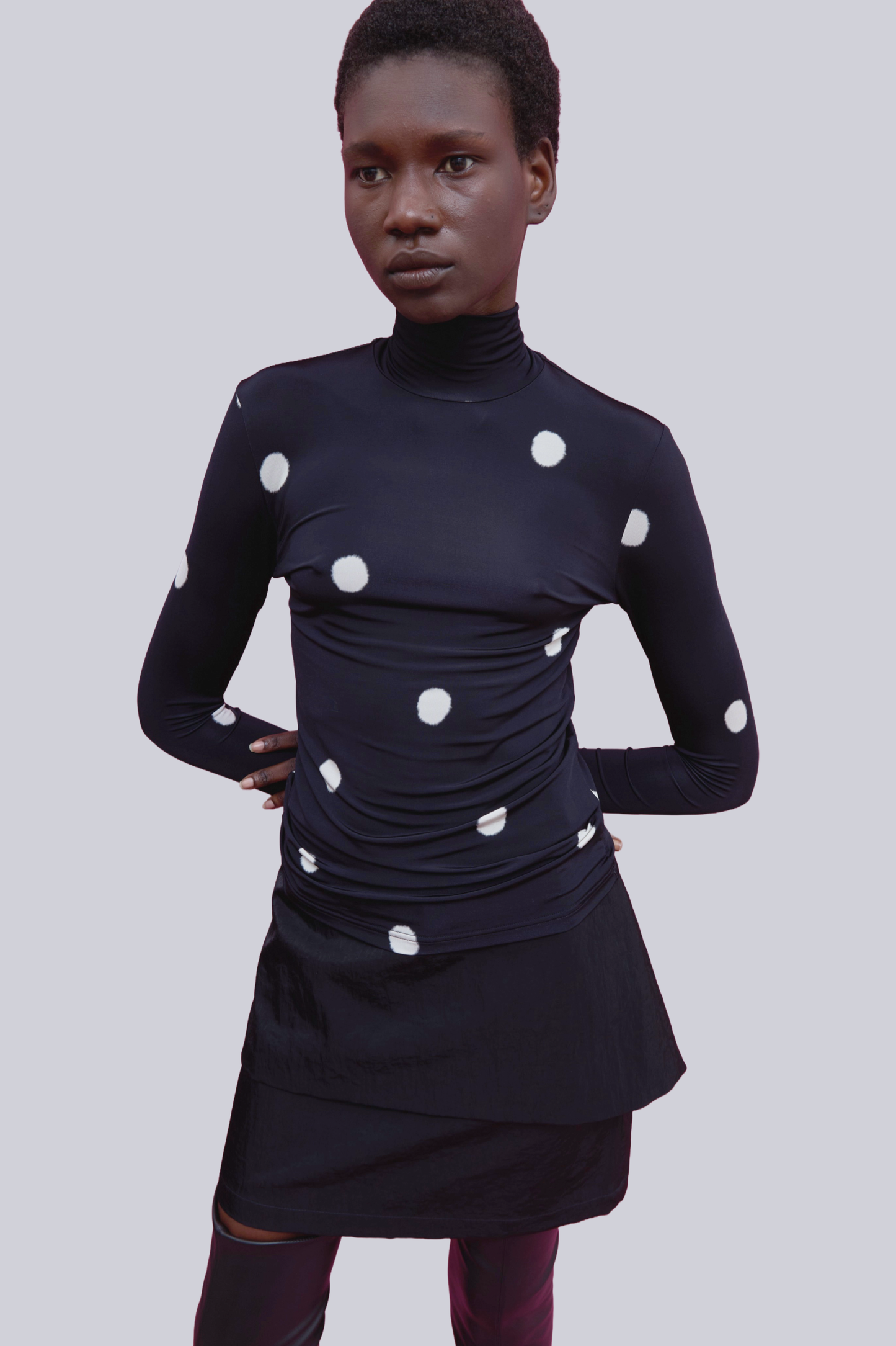 TOP TUGAL 8907 BLACK LADY BUG LARGE