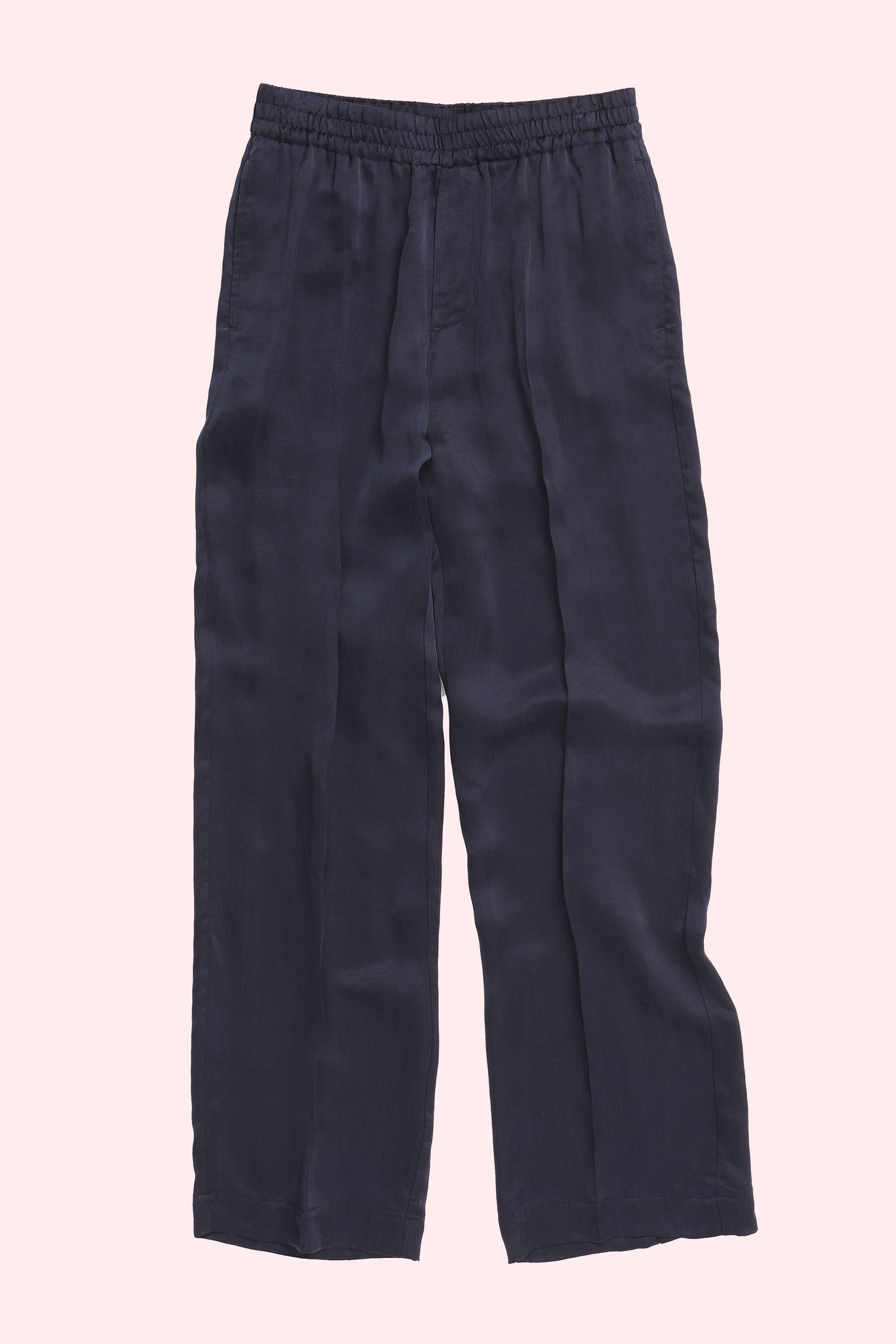 elastic trousers Wind dark blue