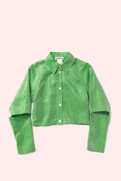 Matrix shirt bright green