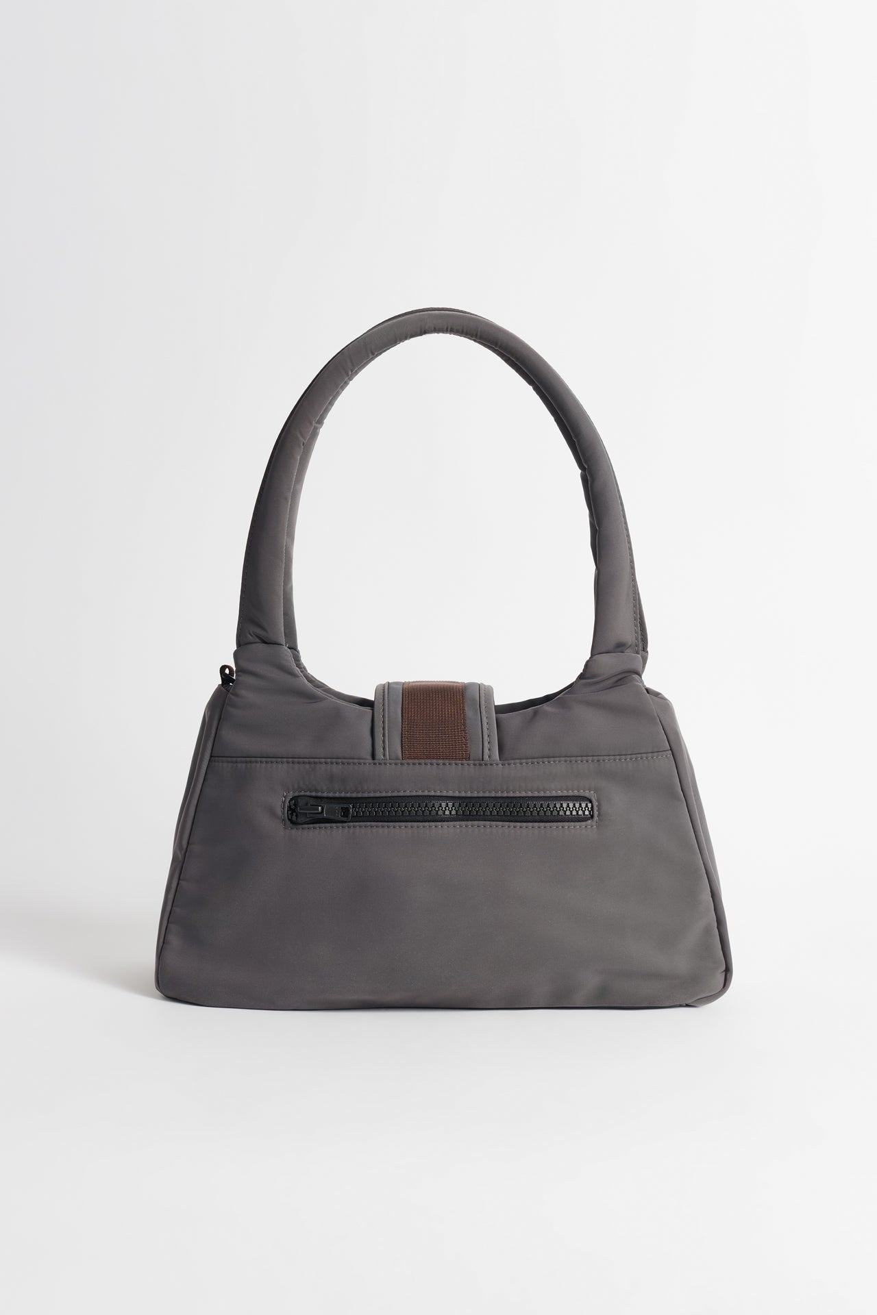 HOPE Handbag mud brown back