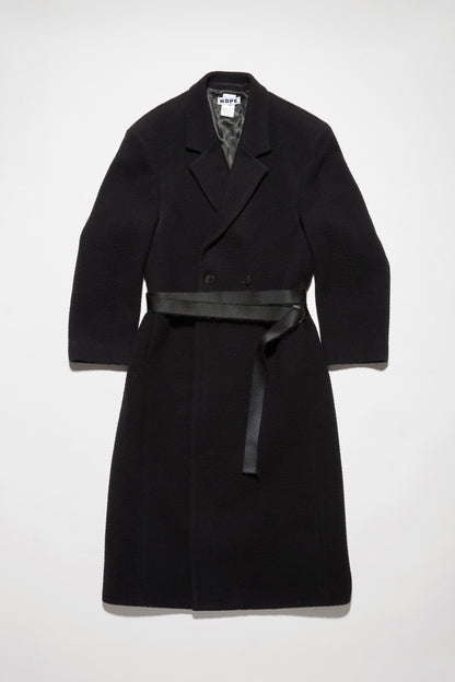 Abolish coat black casentino crush