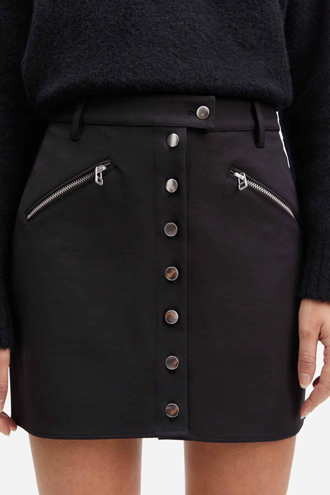 Samsoe skirt Jolina black front