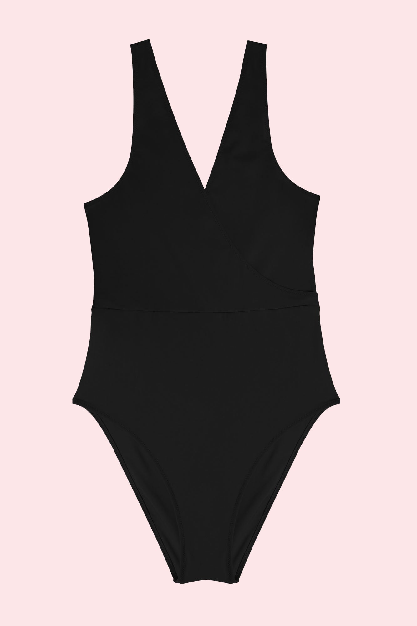 swimsuit Trentaquattro black Lido flat