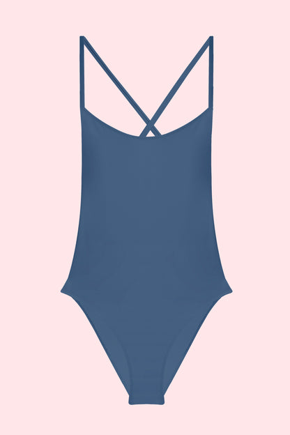 Lido swimsuit Uno mid blue product shot