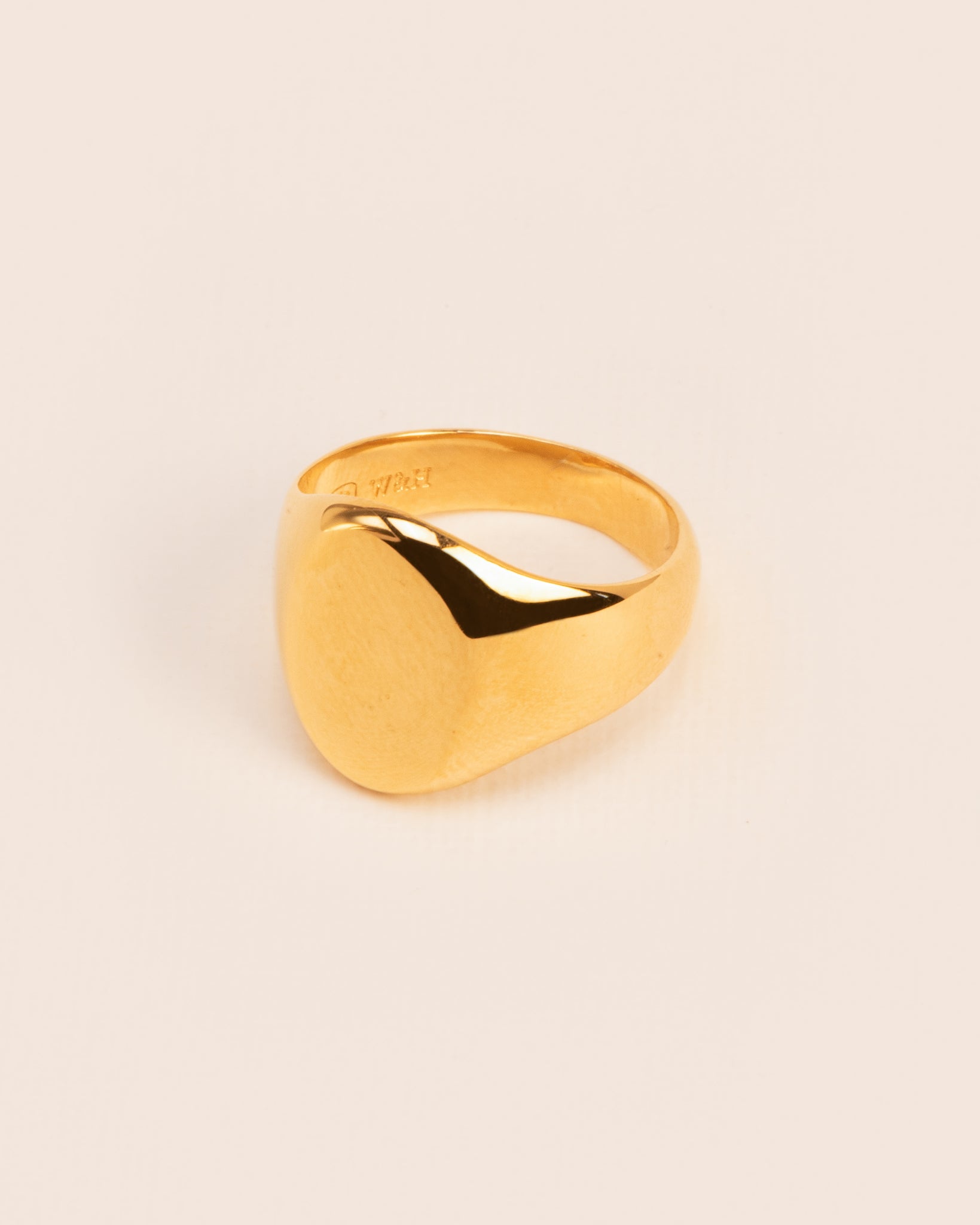 ring Signet gold-plated