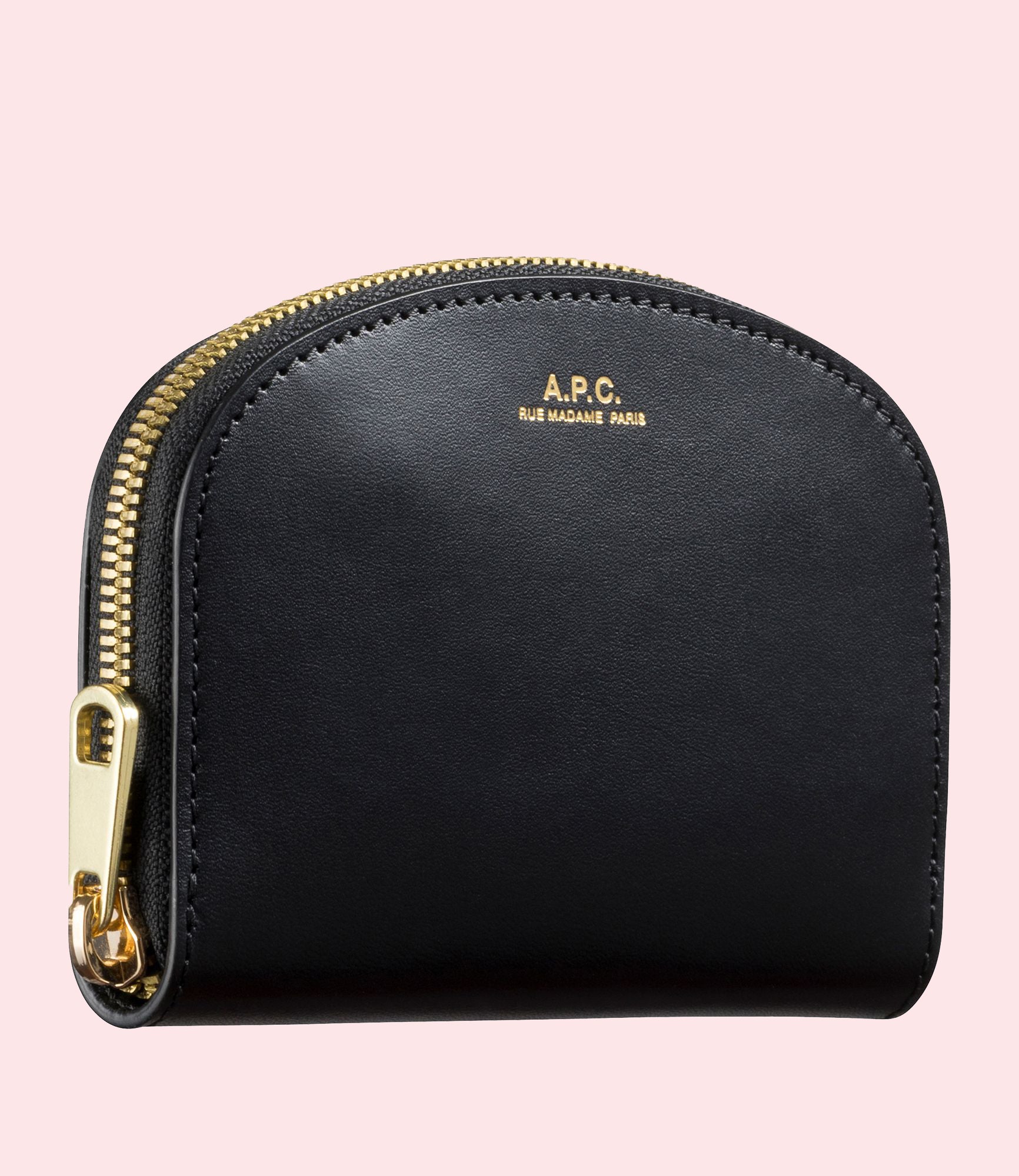 compact wallet Demi-Lune black